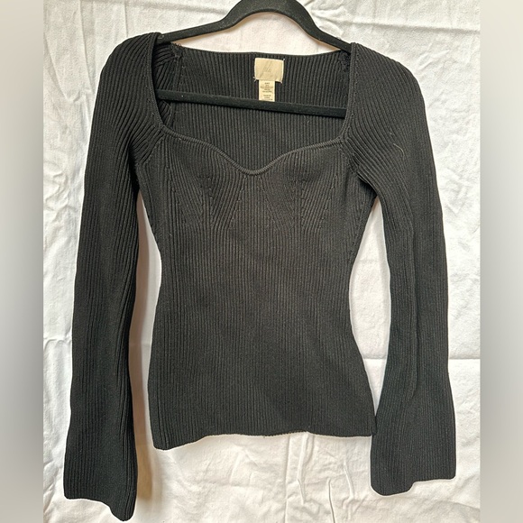 H&M Black Knit Top - Picture 1 of 5